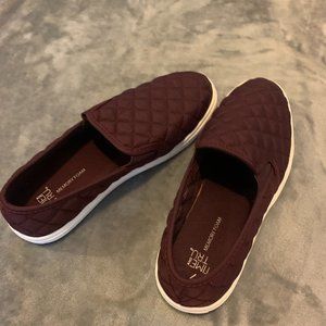 Maroon Slip on Shoes